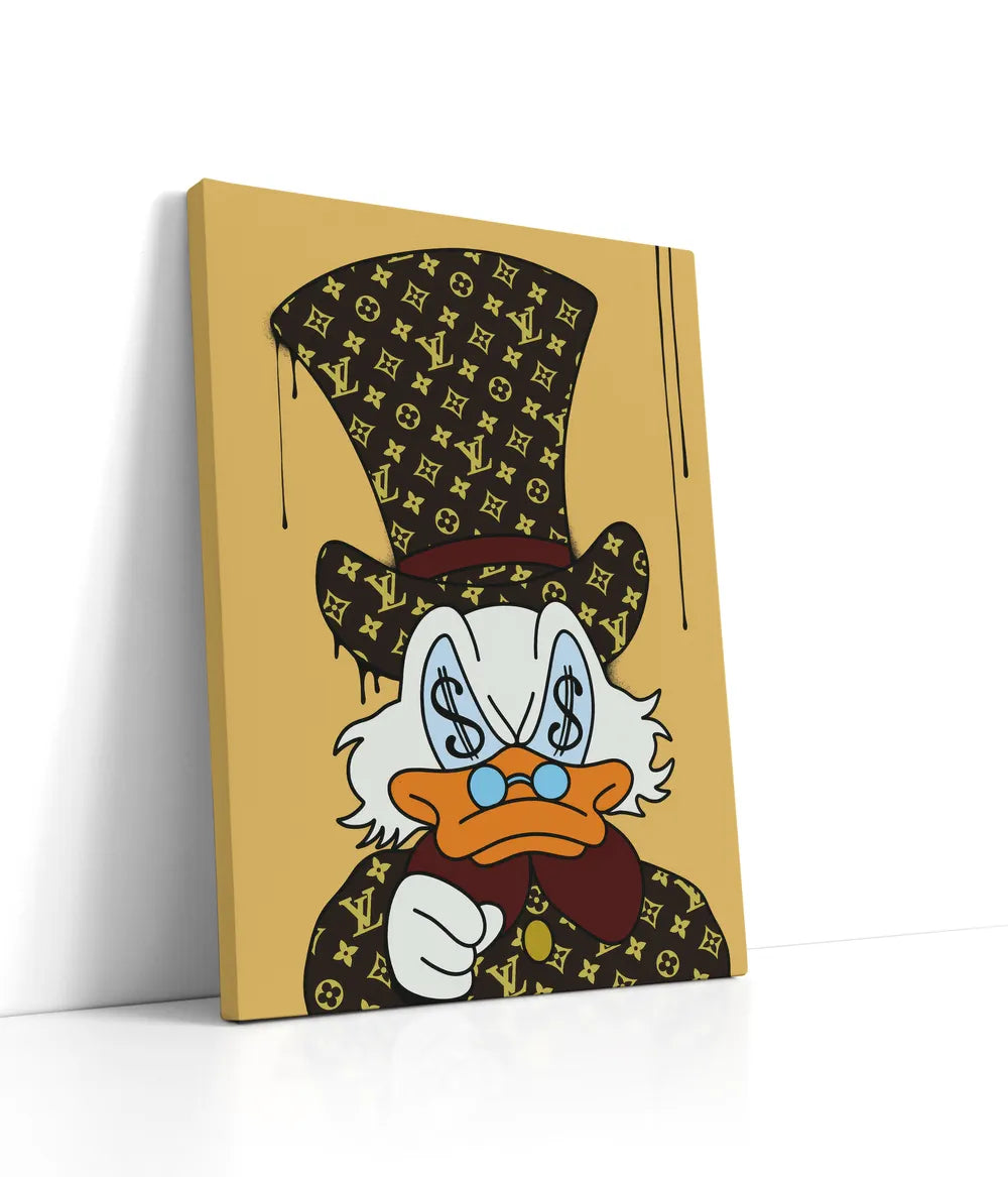 Scrooge Mcduck x Louis Vuitton Lærred