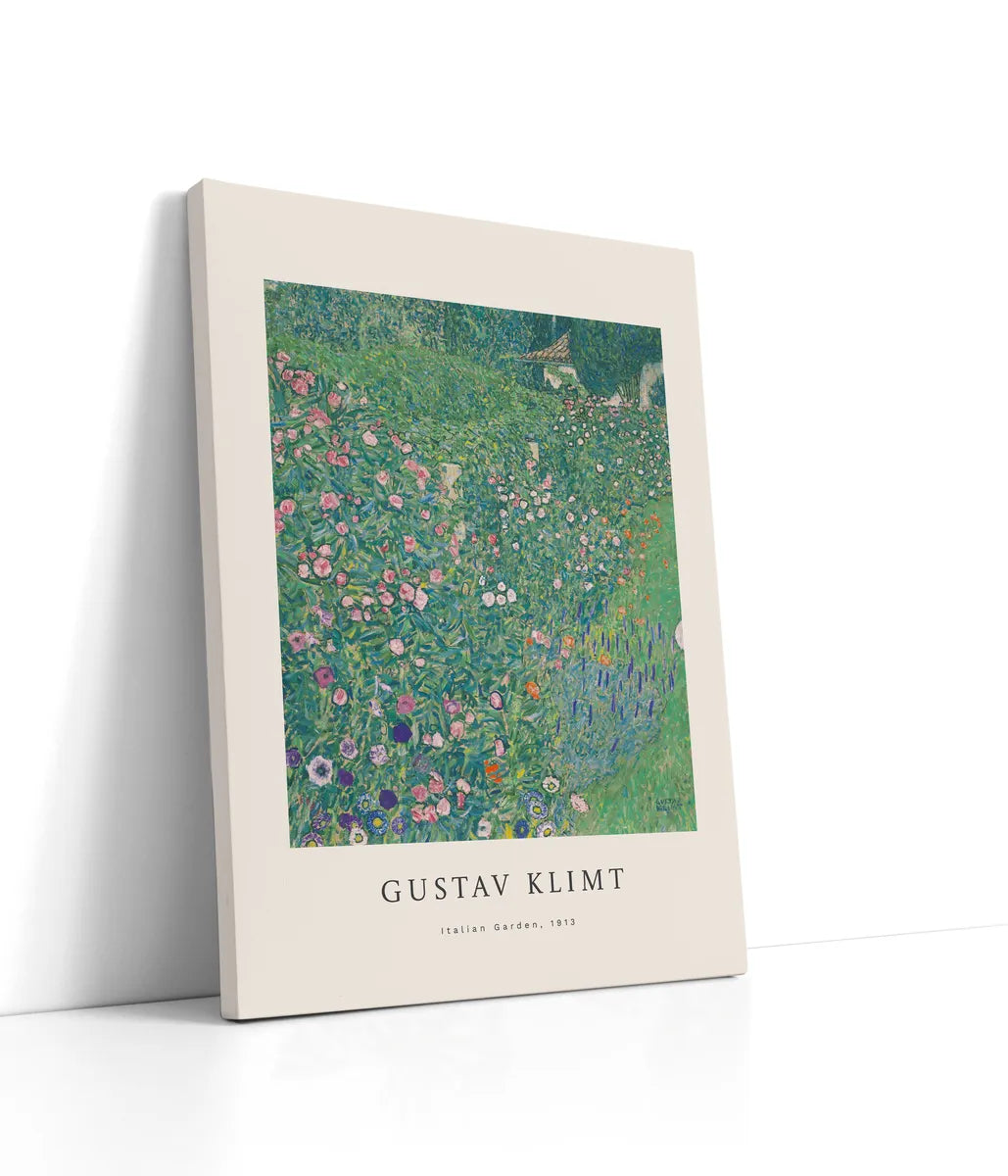 Gustav Klimt - Italian Garden Lærred