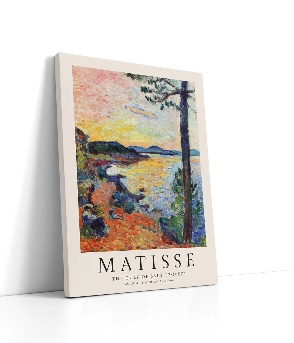 Henri Matisse - The Gulf, St. Tropez Lærred