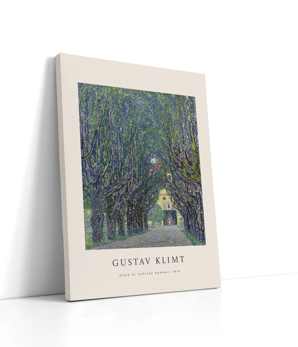 Gustav Klimt - Allee At Schloss Kammer Lærred