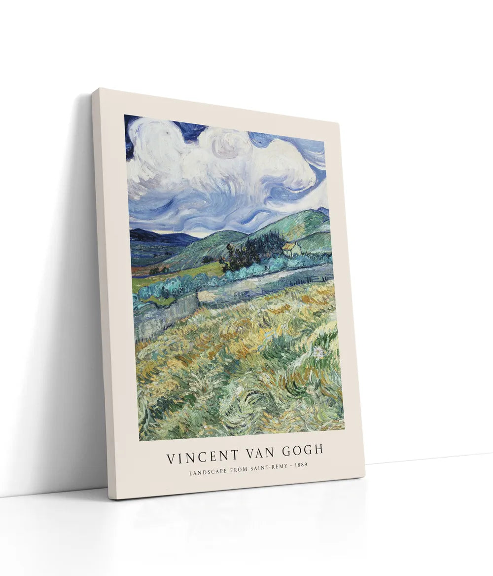 Van Gogh - Landscape from Saint-Rémy Lærred