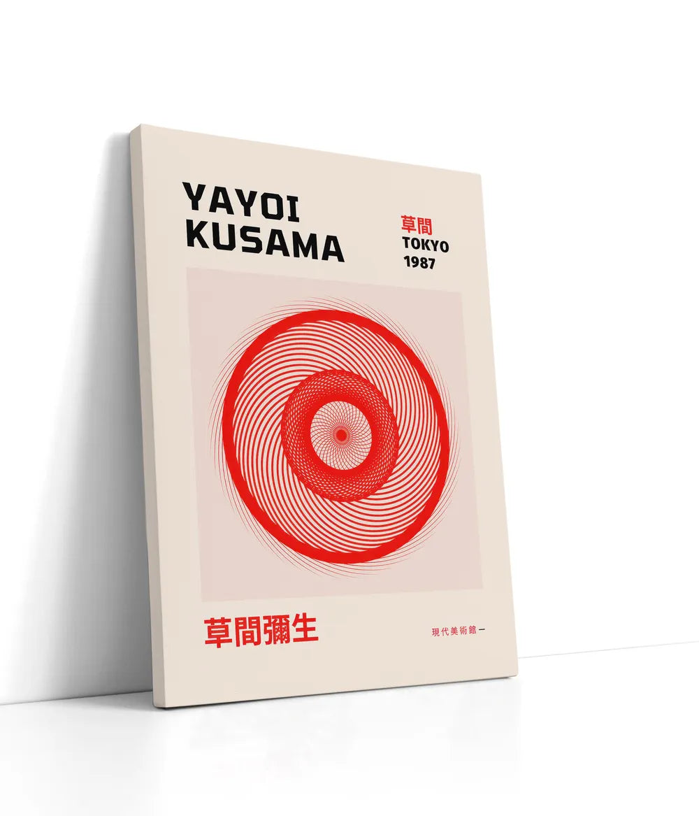 Yayoi Kusama - Tokyo 1987 Lærred