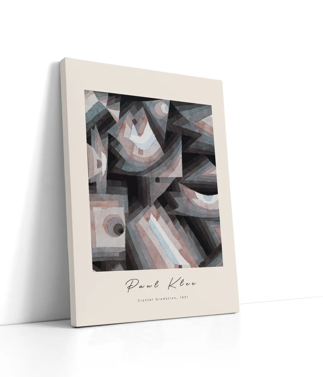 Paul Klee - Crystal Gradiation Lærred