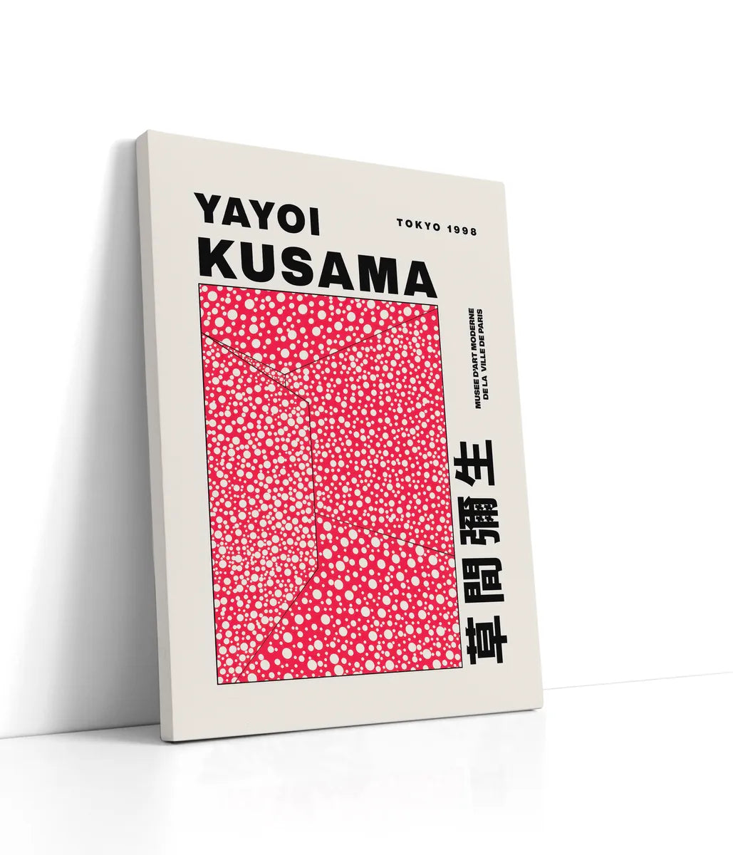 Yayoi Kusama - White Dots Lærred