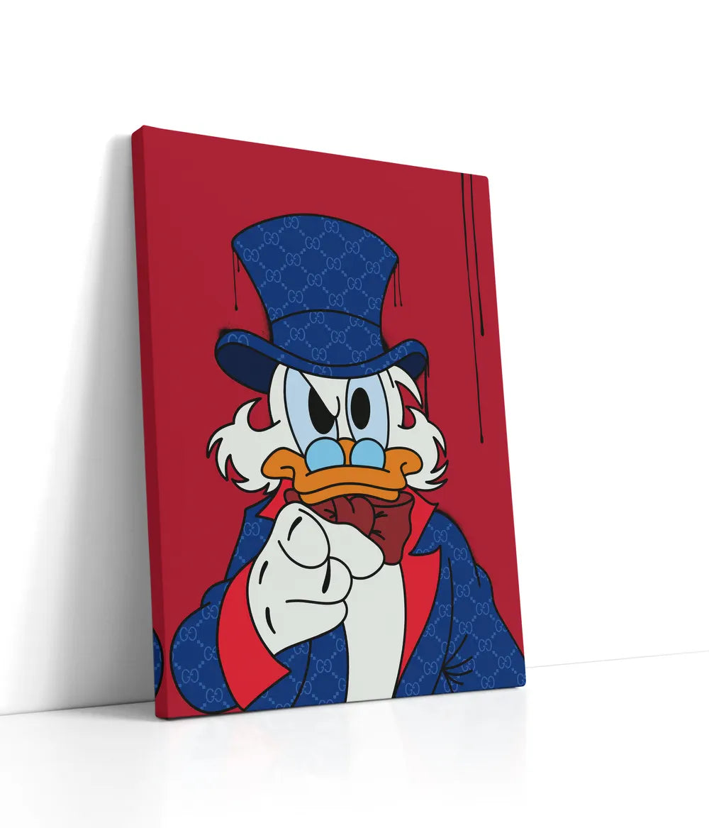 Scrooge McDuck x Gucci Lærred