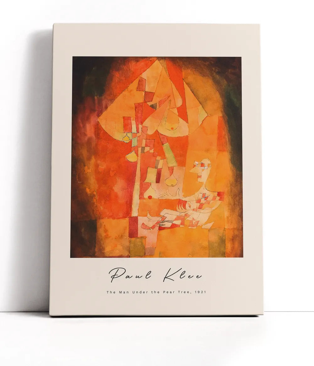 Paul Klee - The Man Under The Pear Tree Lærred