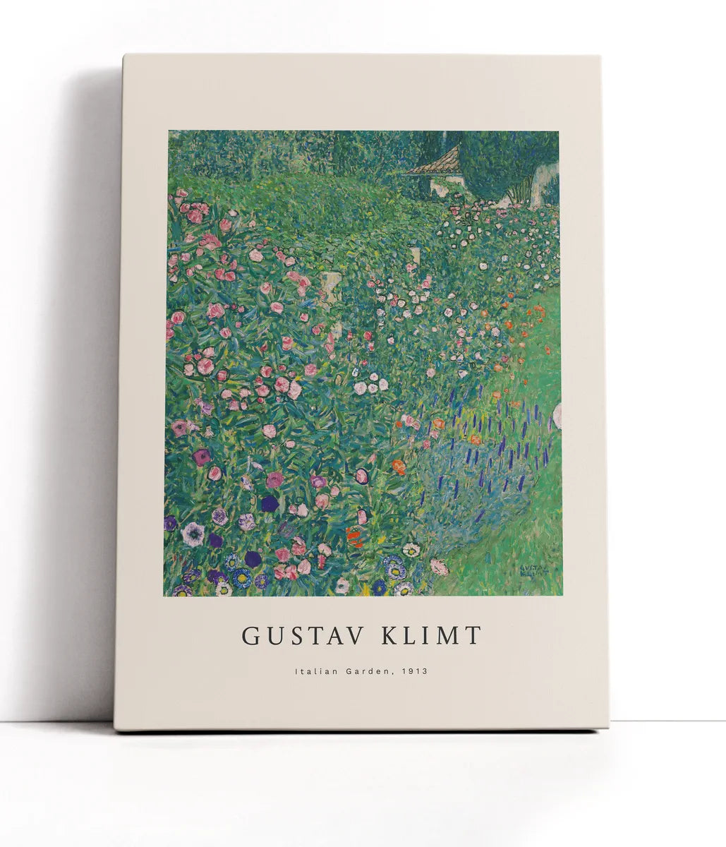 Gustav Klimt - Italian Garden Lærred