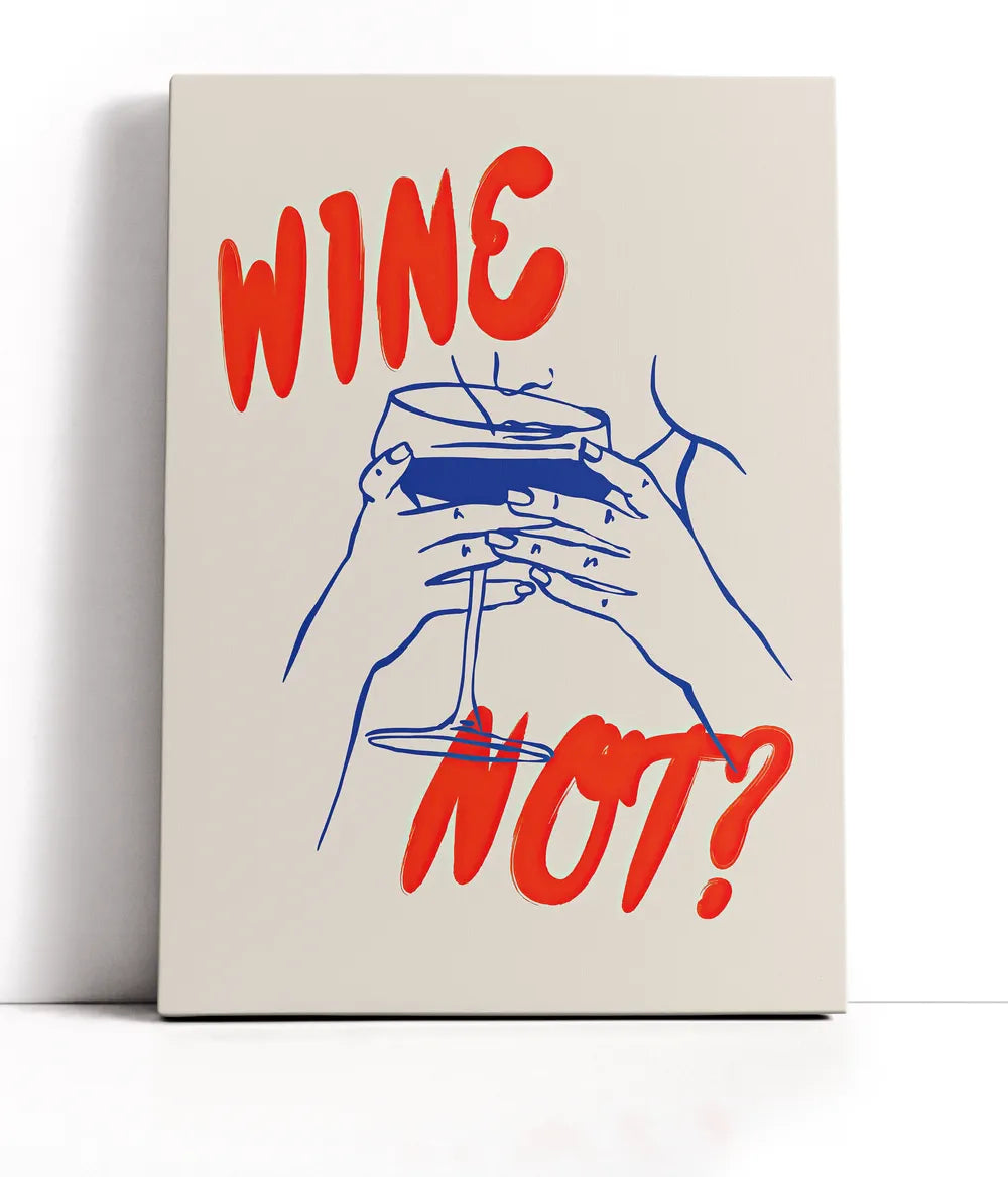 Wine Not? Lærred