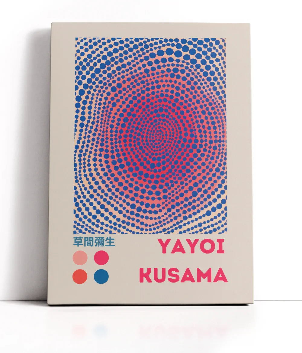 Yayoi Kusama - Morning Sun Lærred