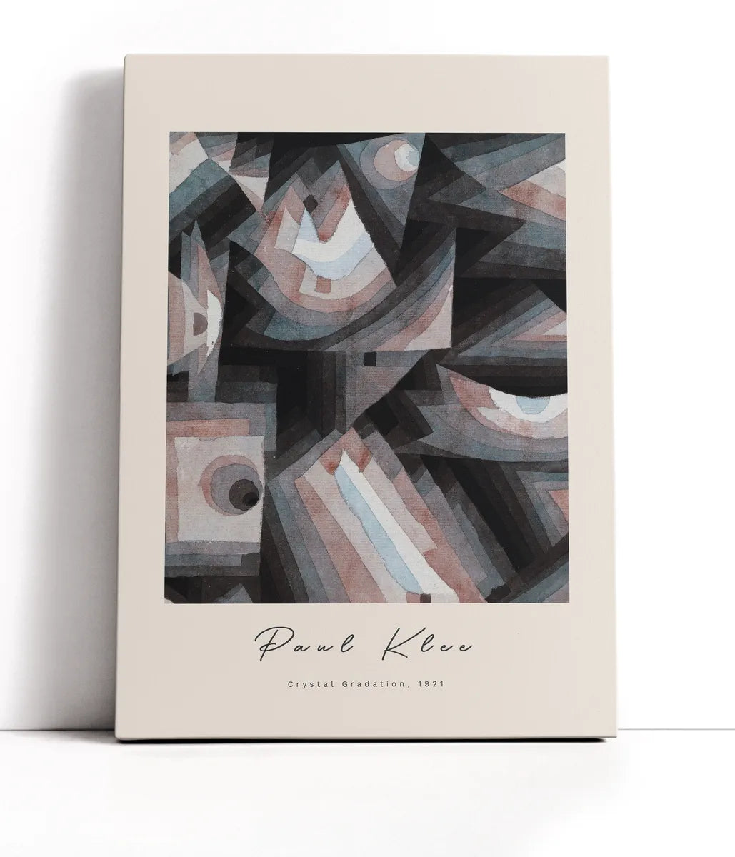 Paul Klee - Crystal Gradiation Lærred