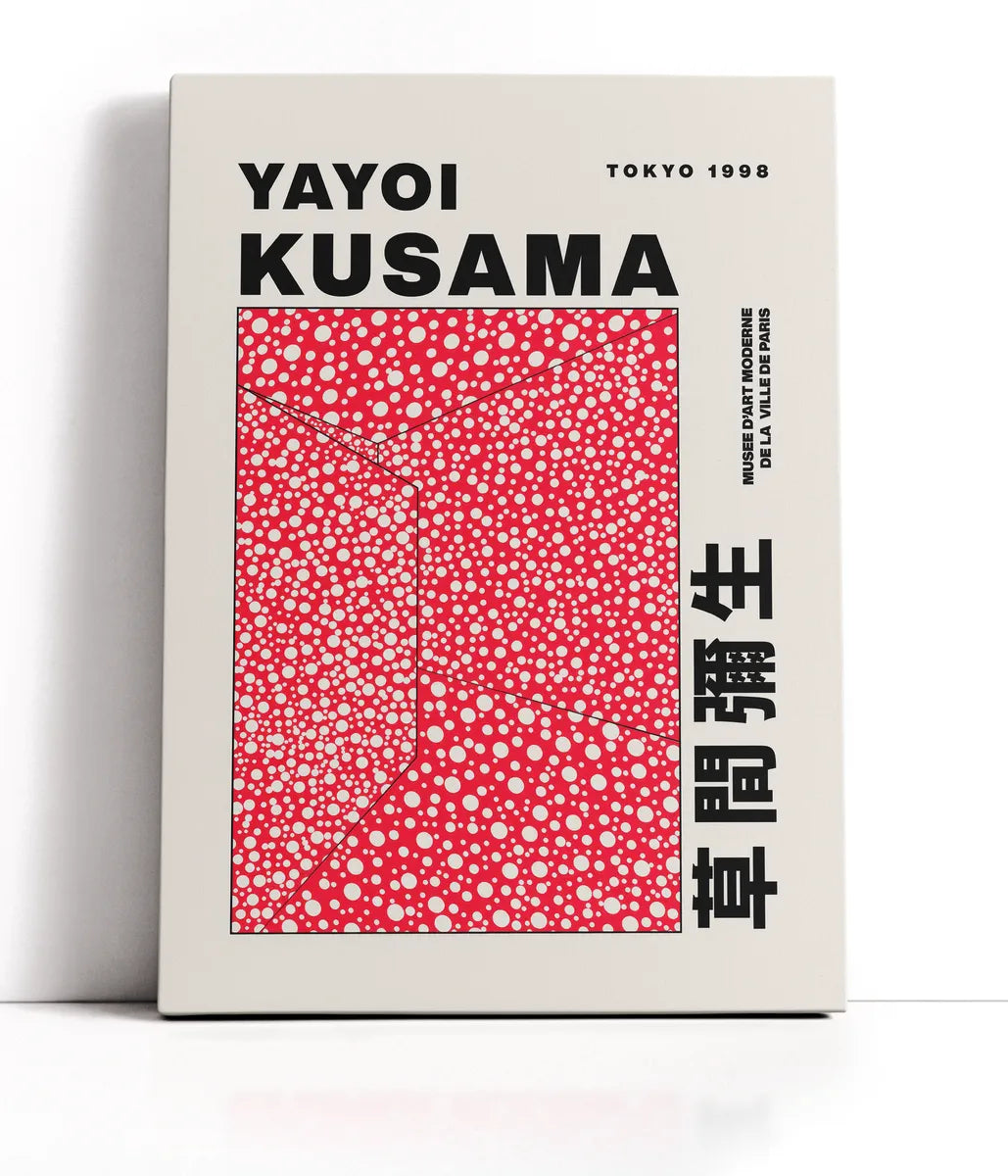 Yayoi Kusama - White Dots Lærred