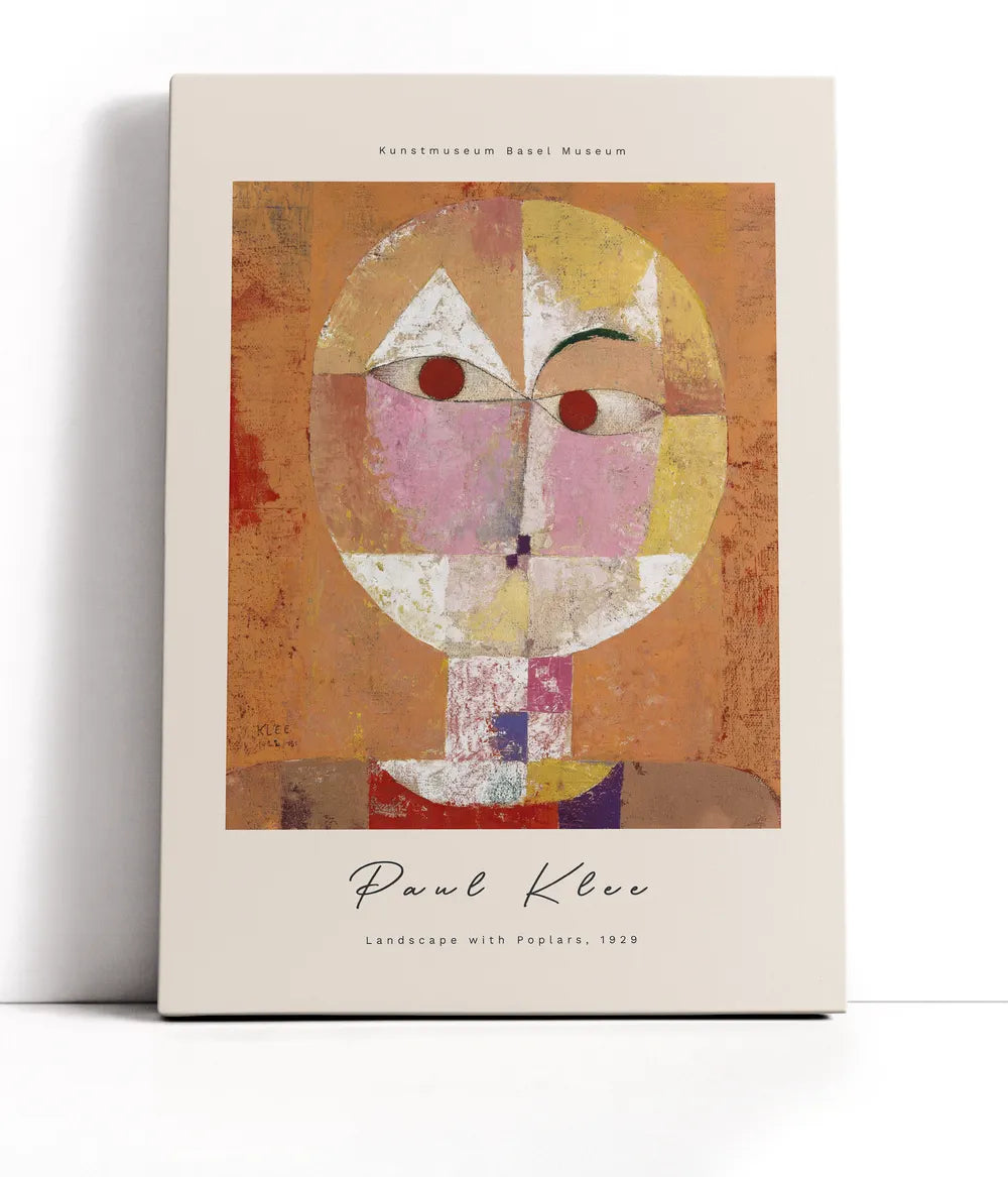 Paul Klee - Landscape With Poplars Lærred