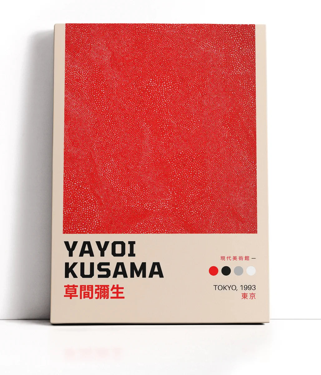 Yayoi Kusama - Tokyo 1993 Lærred