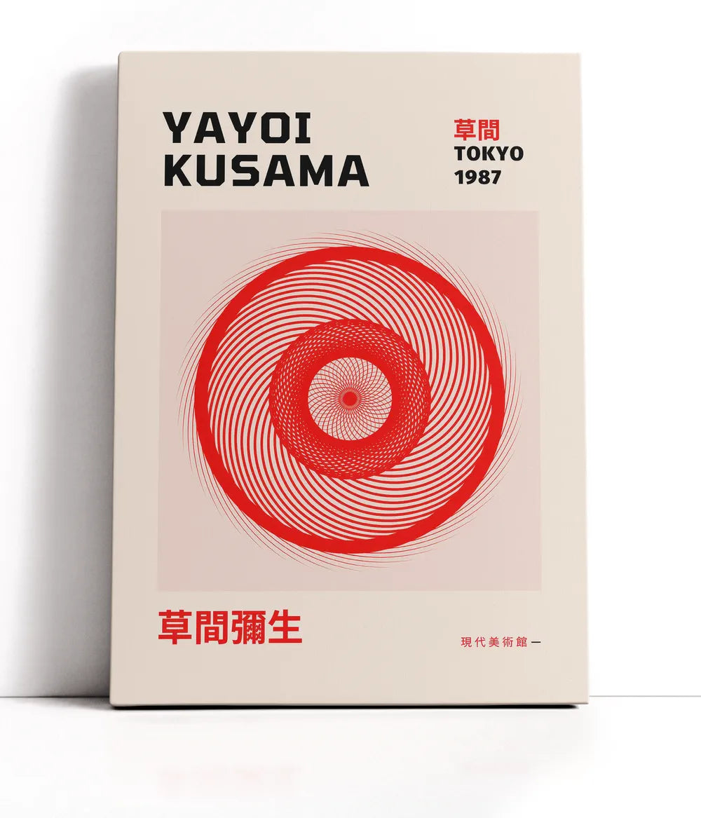 Yayoi Kusama - Tokyo 1987 Lærred