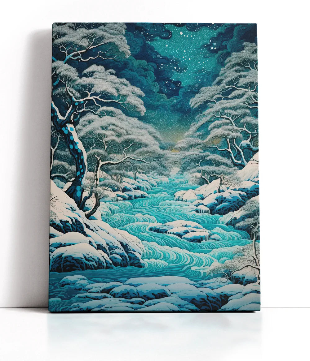 Winter In Japan Lærred