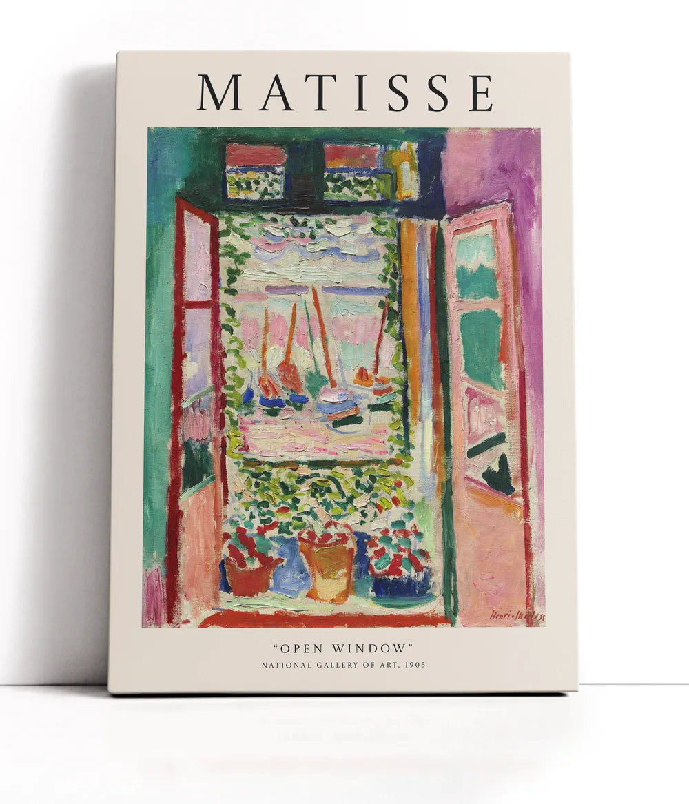 Henri Matisse - Open Window Lærred