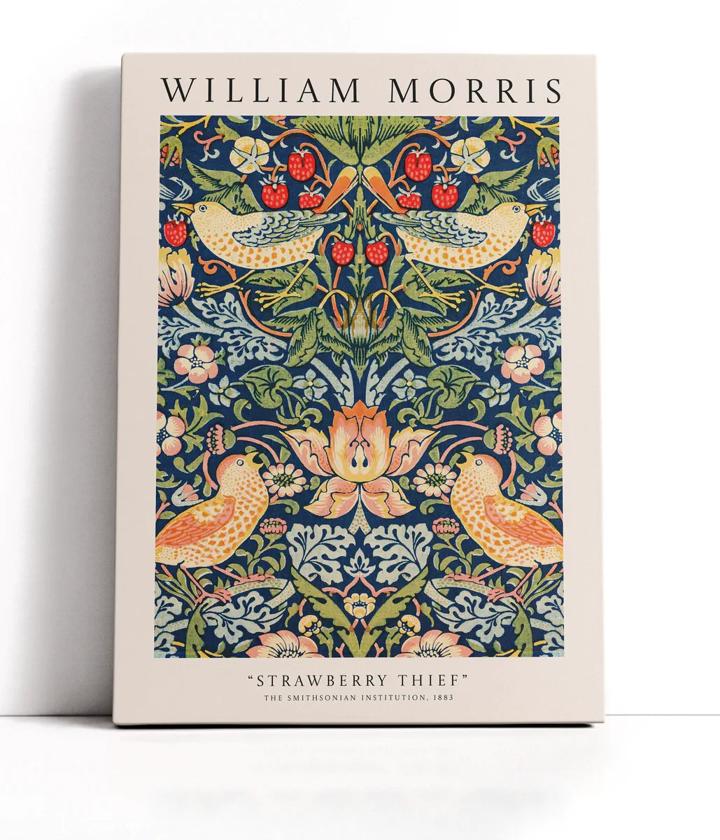 William Morris - Strawberry Thief Lærred