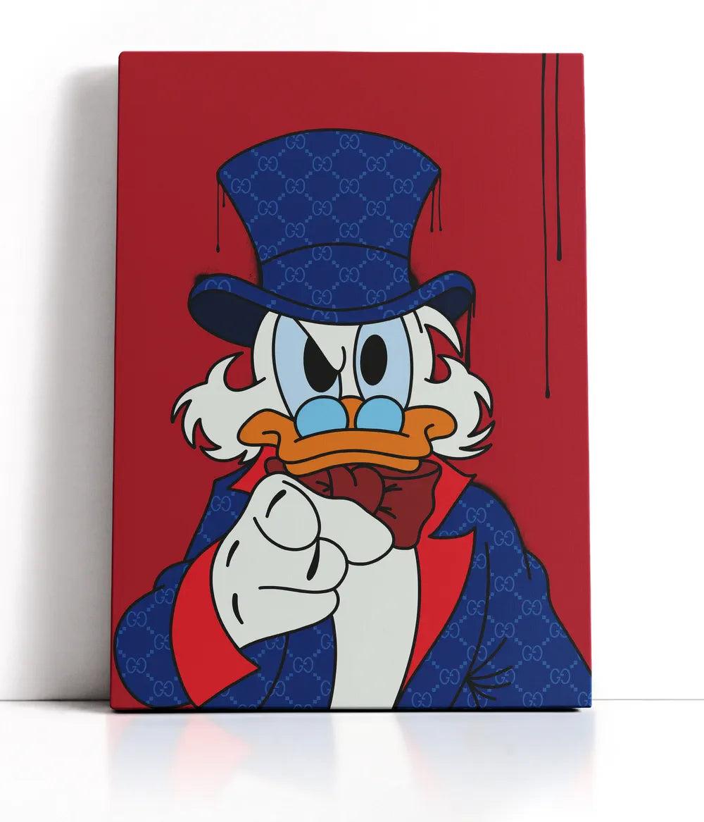 Scrooge McDuck x Gucci Lærred