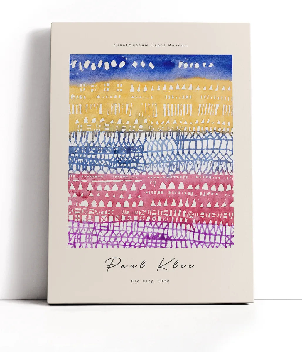 Paul Klee - Old City Lærred