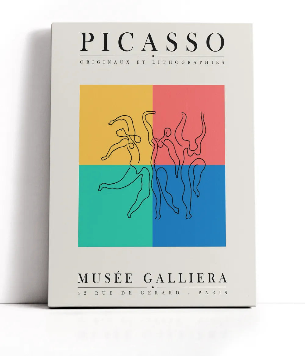 Picasso - Originaux Et Lithographies Lærred