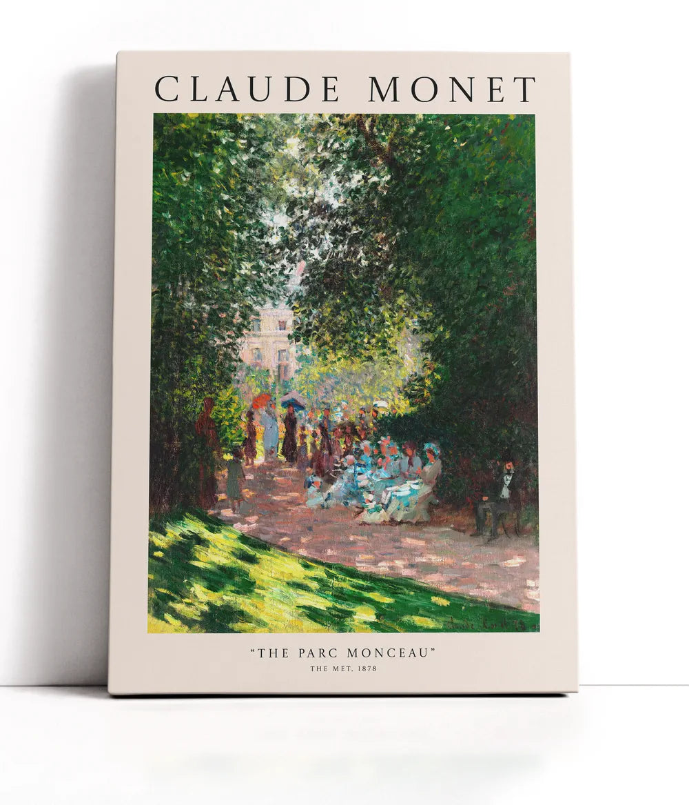 Claude Monet - The Parc Monceau Lærred