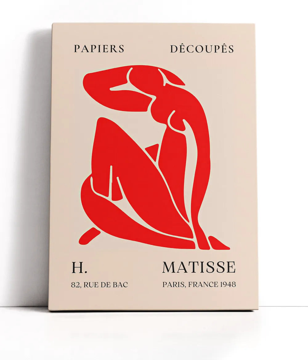 Henri Matisse -  Red Lady Lærred