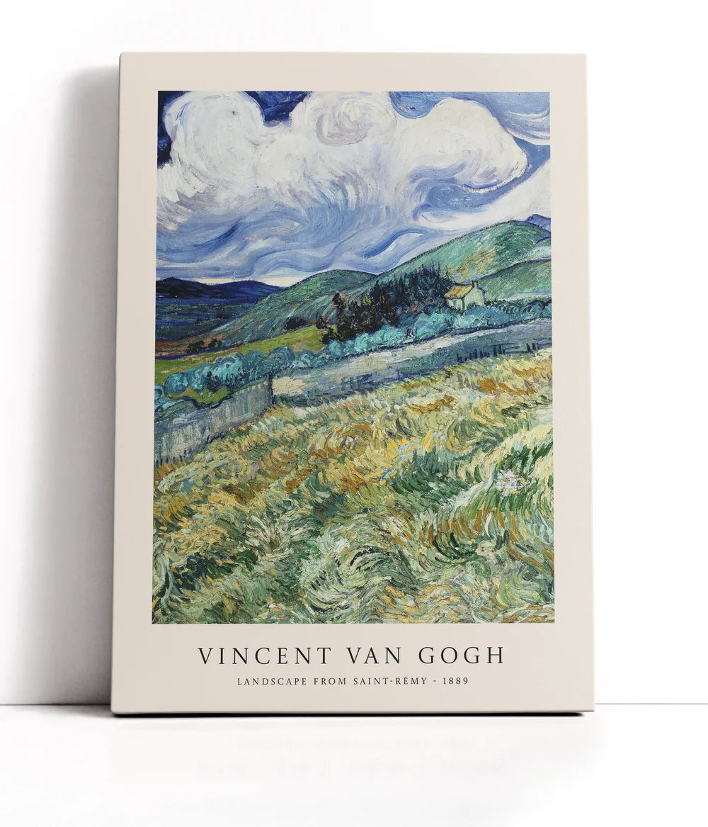 Van Gogh - Landscape from Saint-Rémy Lærred