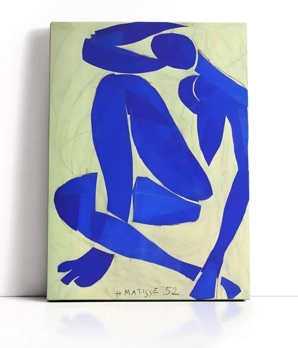 Henri Matisse - Nu bleu IV - 1952 Lærred