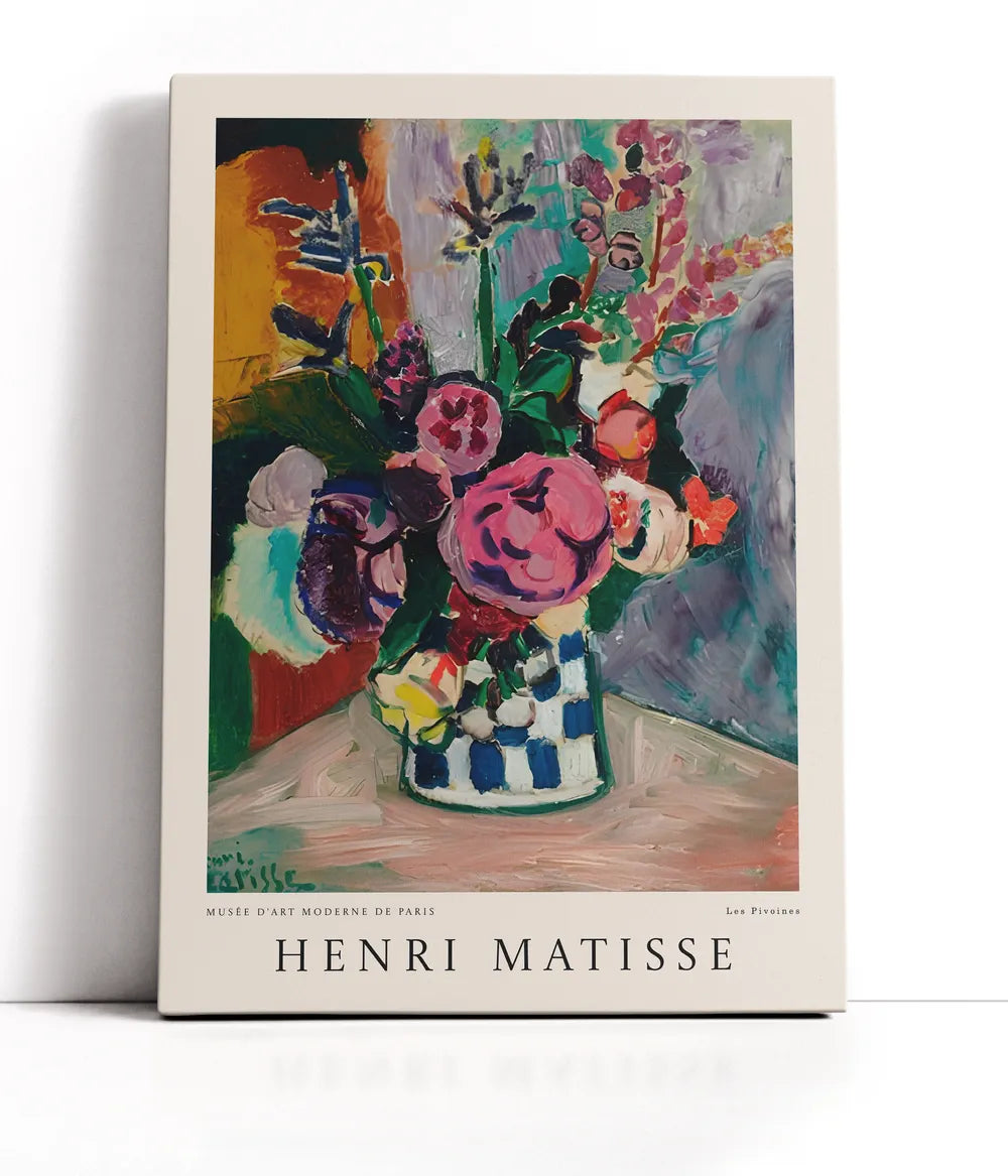 Henri Matisse - Les Pivoines Lærred