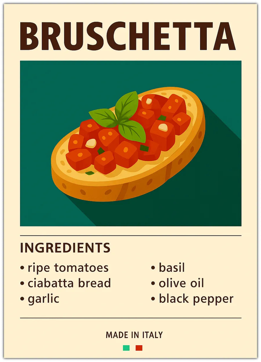Bruschetta Plakat
