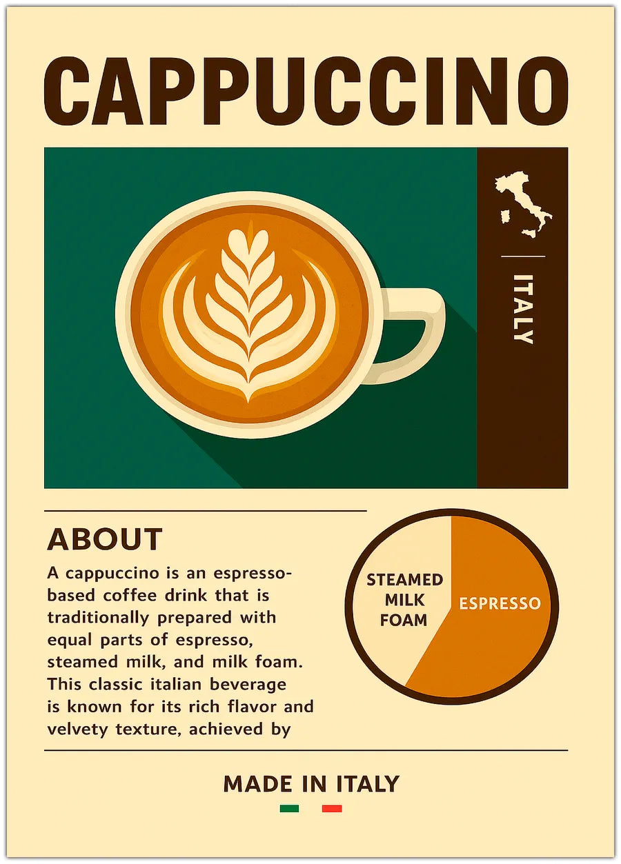 Cappuccino Plakat