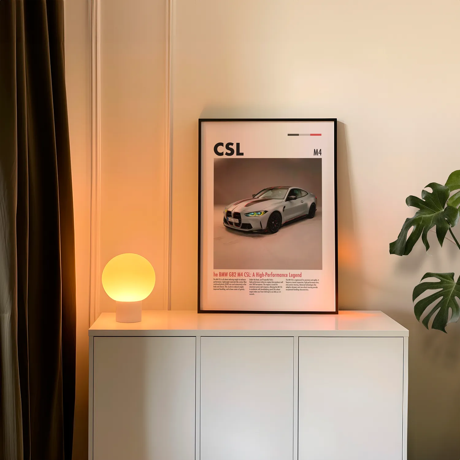 BMW G82 M4 Plakat