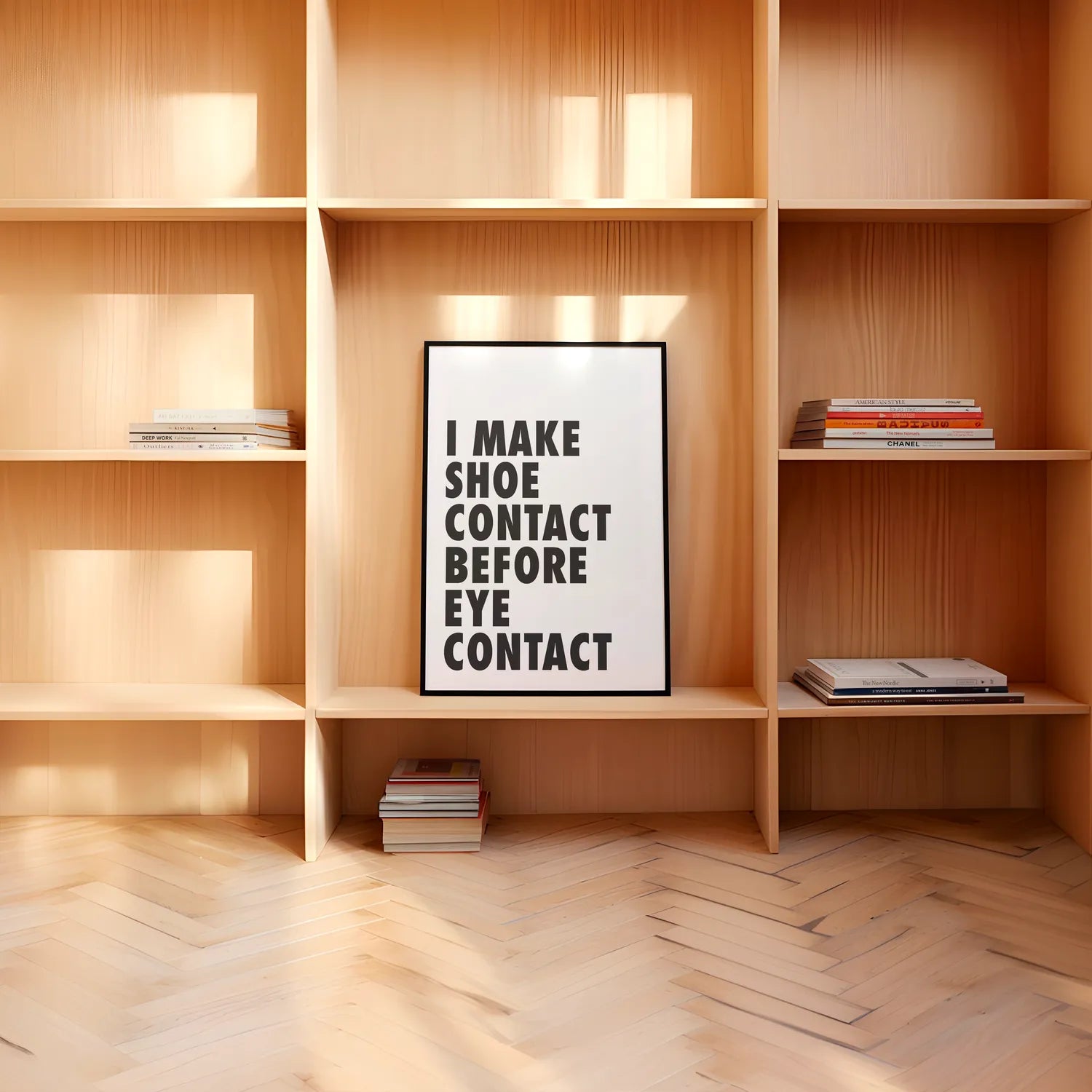 Shoe Contact Plakat