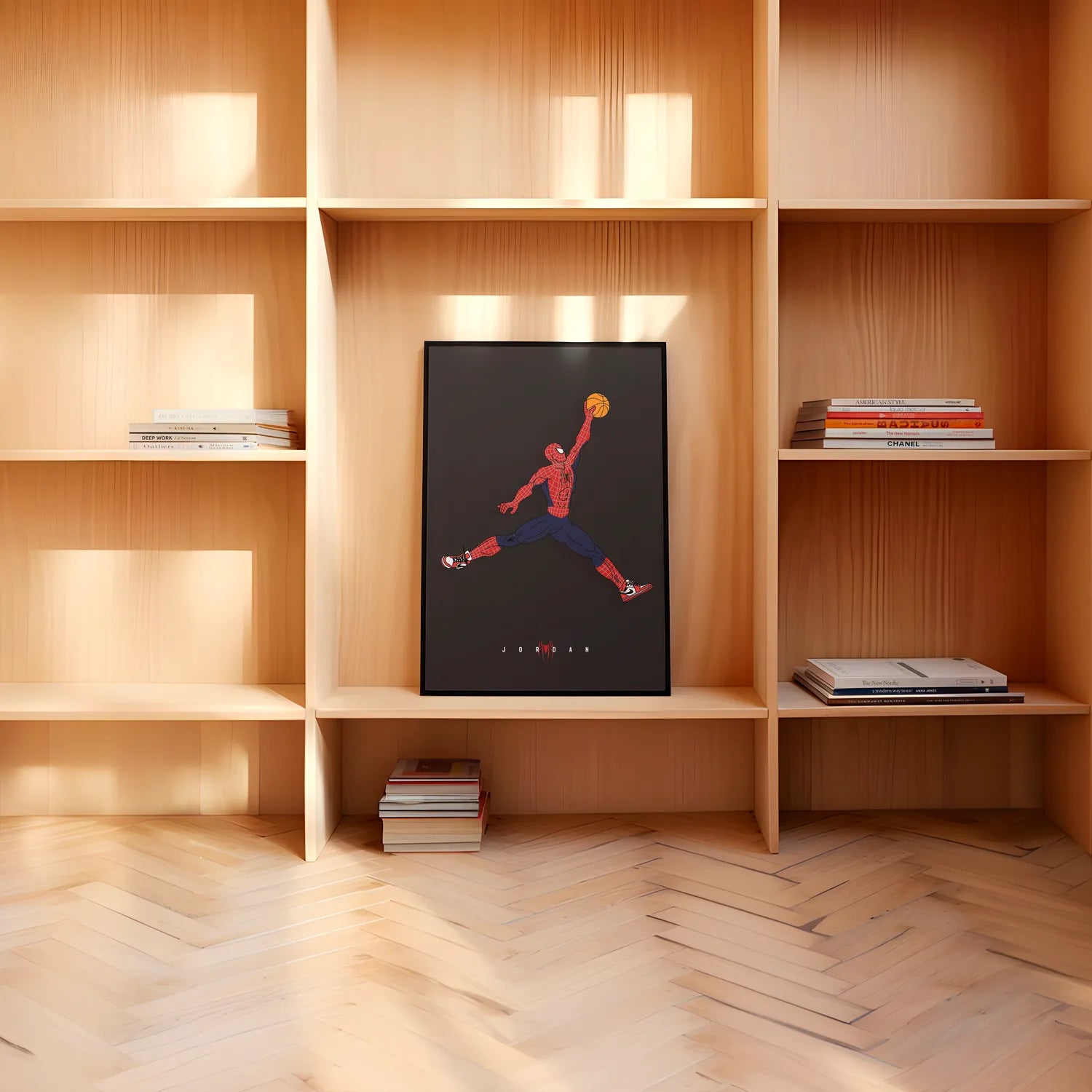 Spiderman x Jordan Plakat