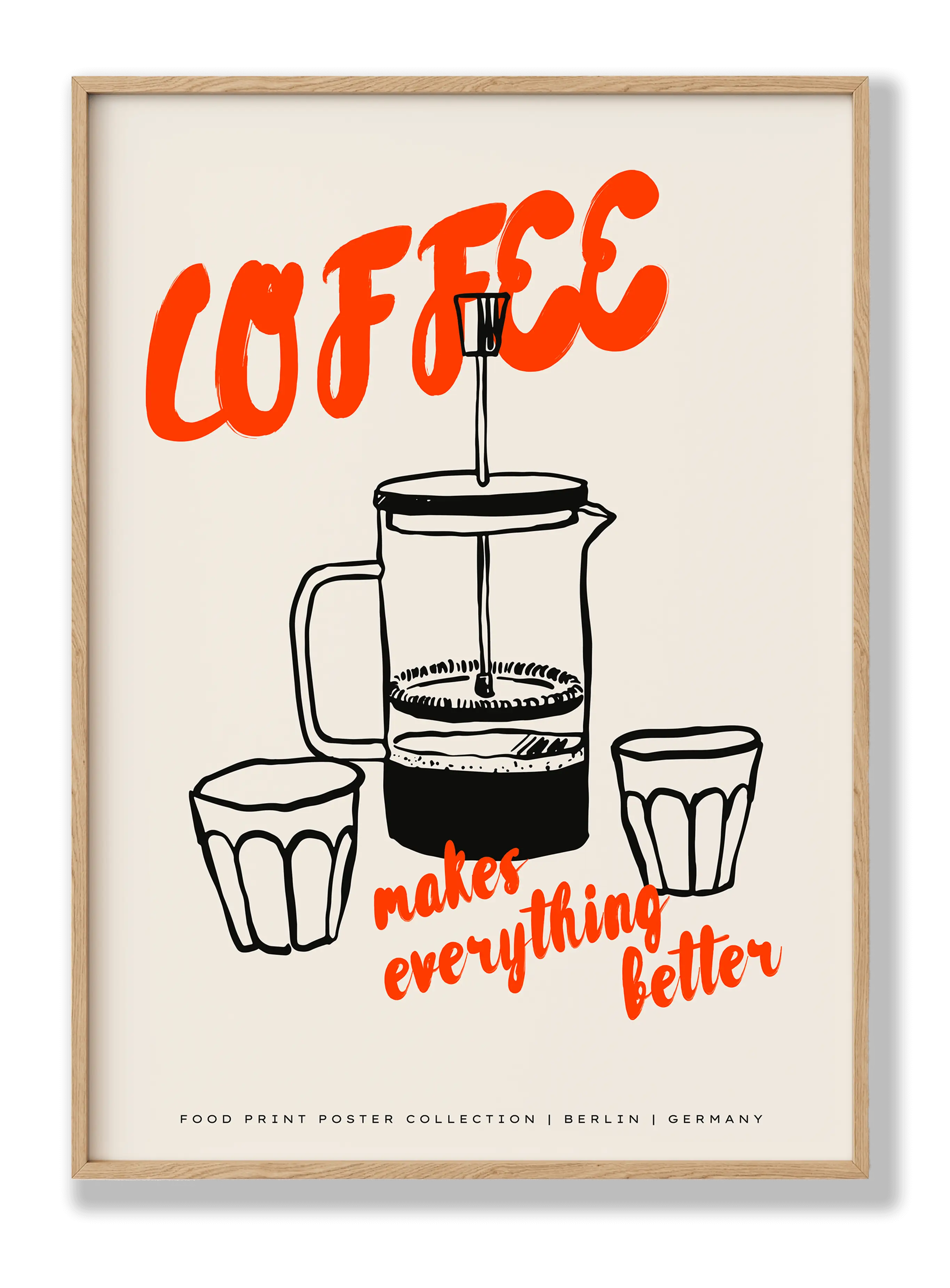 Coffee Is Better Plakat