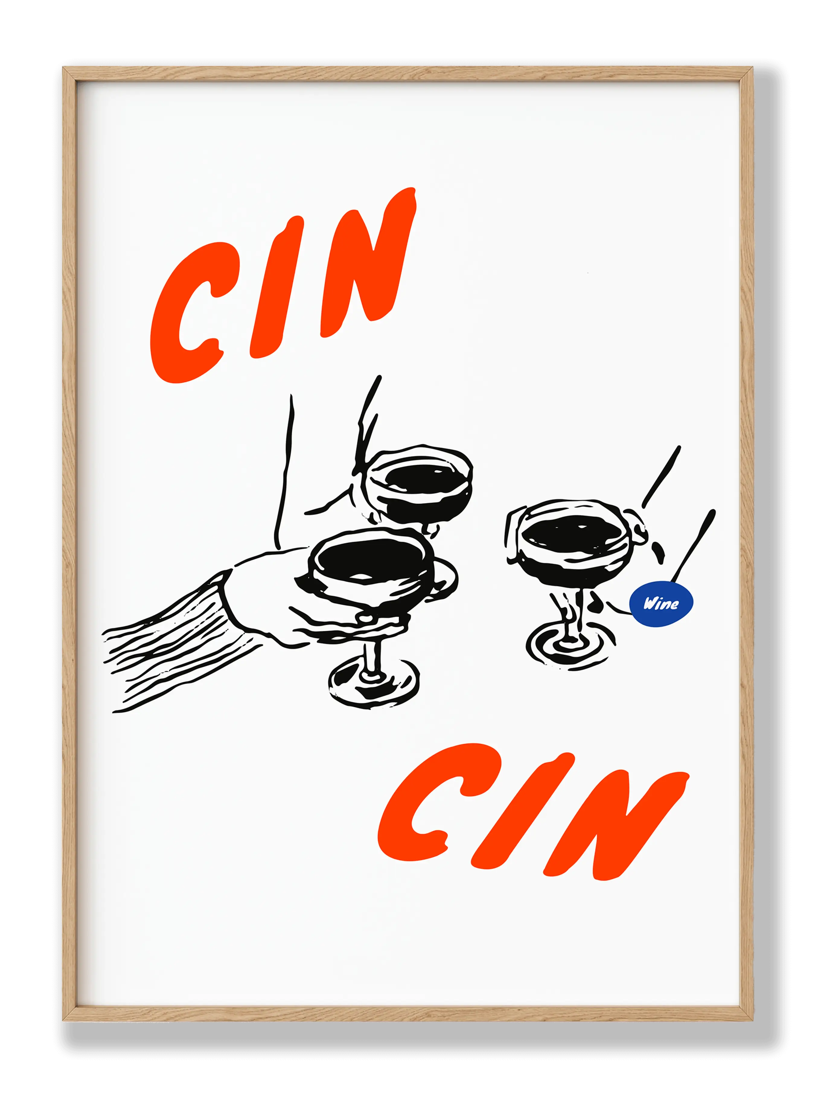 Cin Cin Wine Plakat