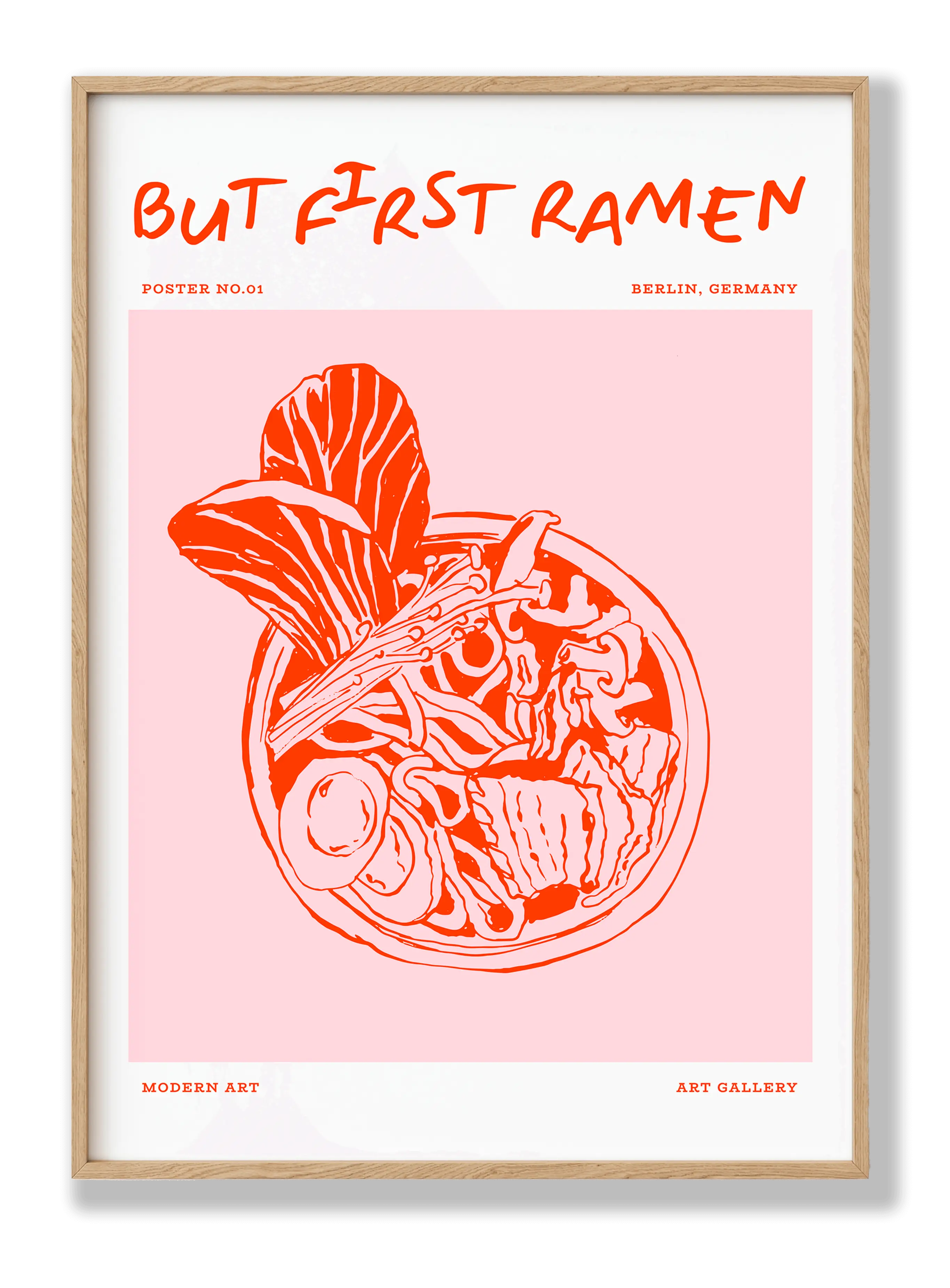 But First Ramen Plakat