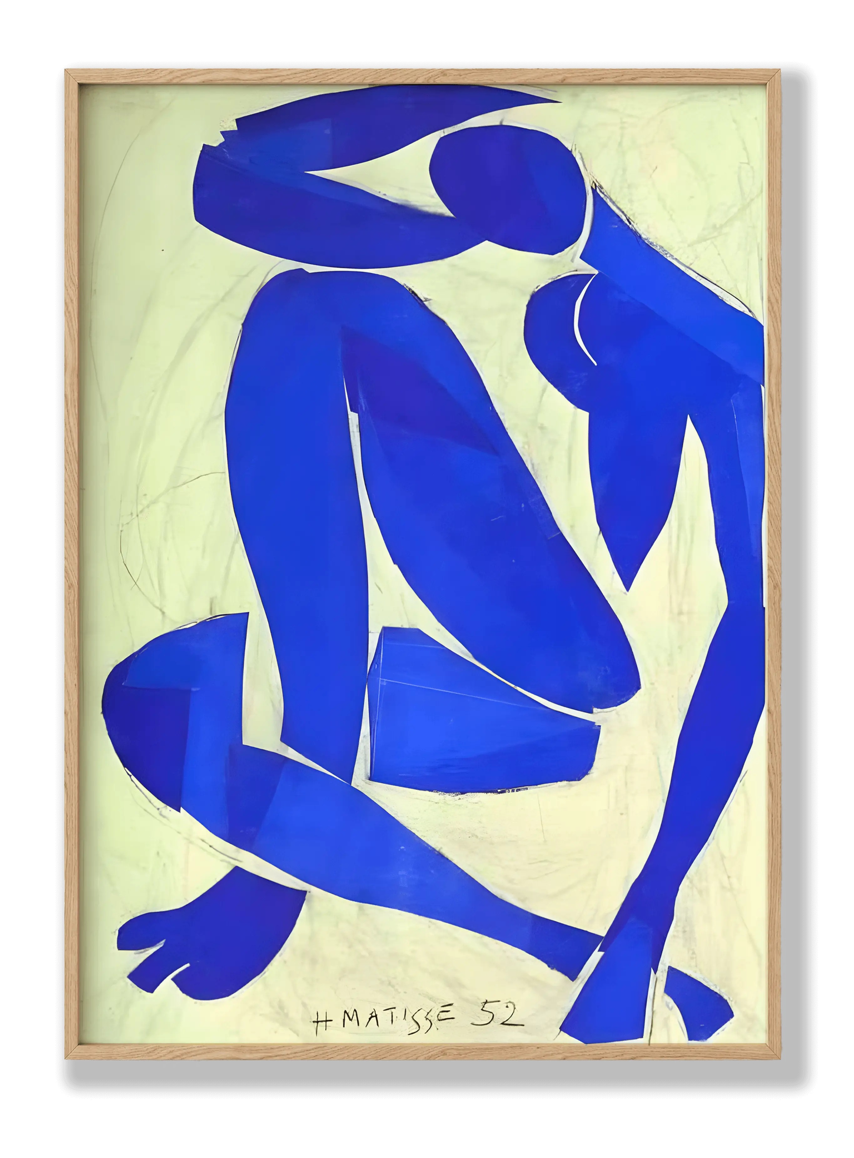 Henri Matisse - Nu bleu IV - 1952 Plakat