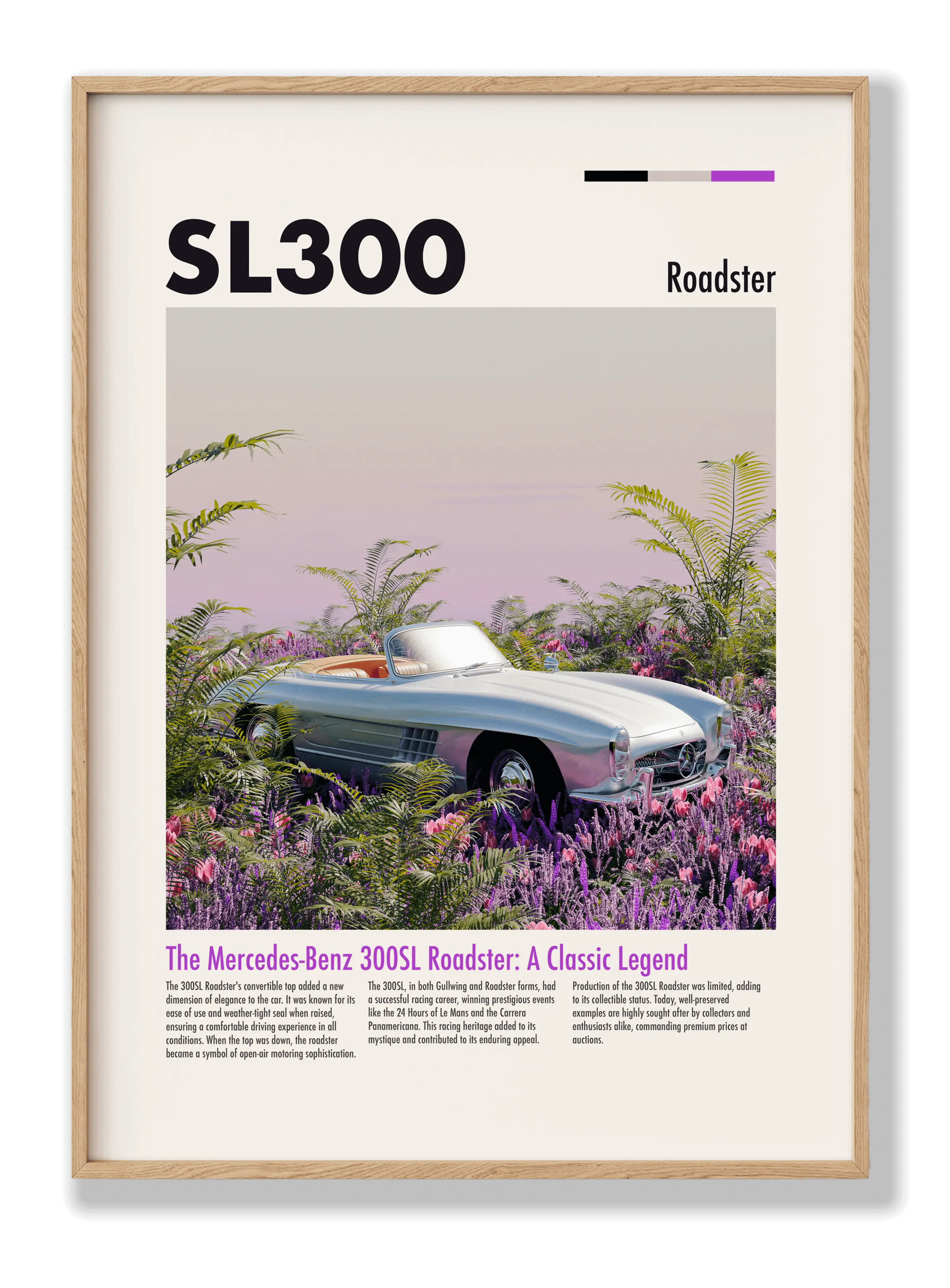 Mercedes-Benz SL300 Roadster Plakat
