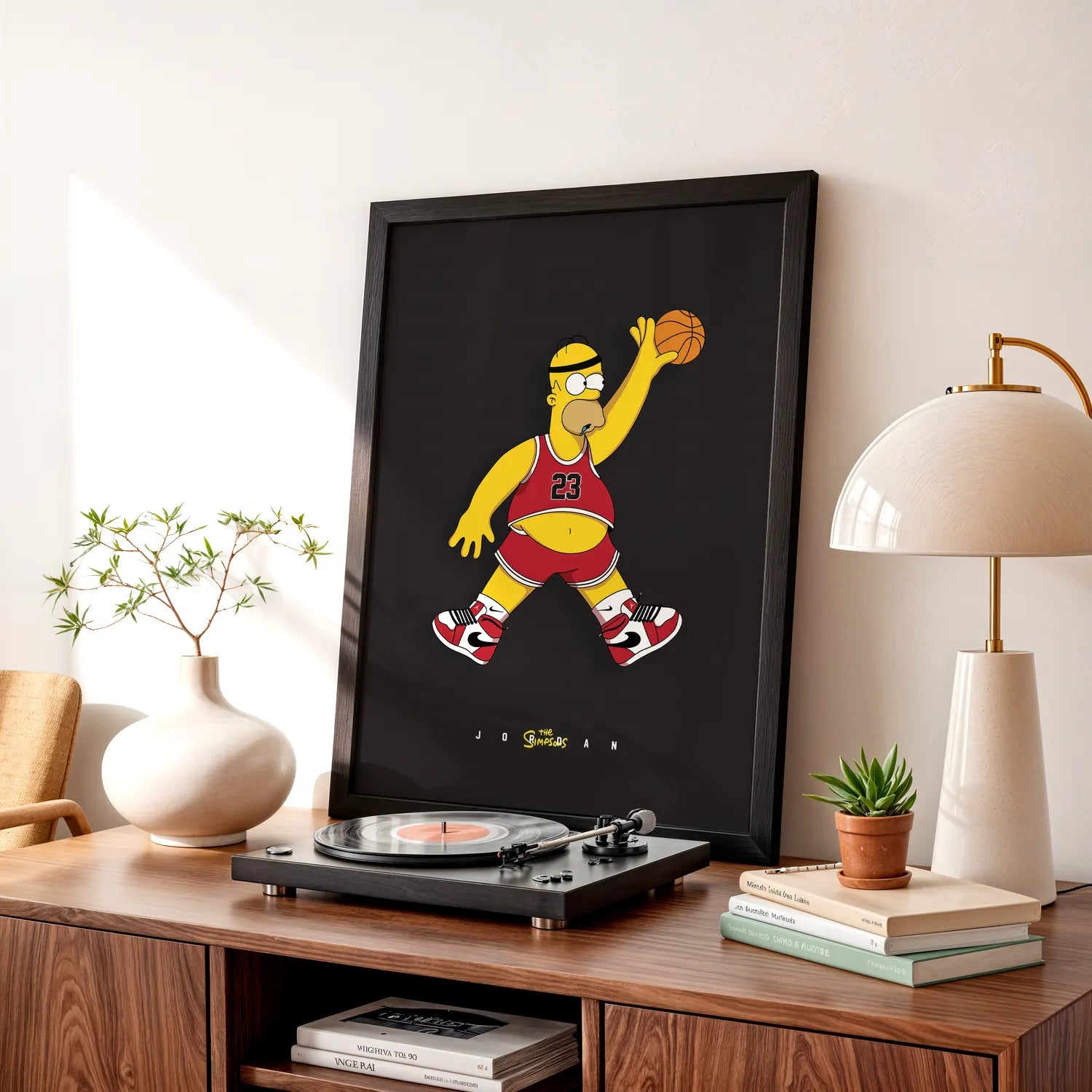 Simpsons x Jordan Plakat