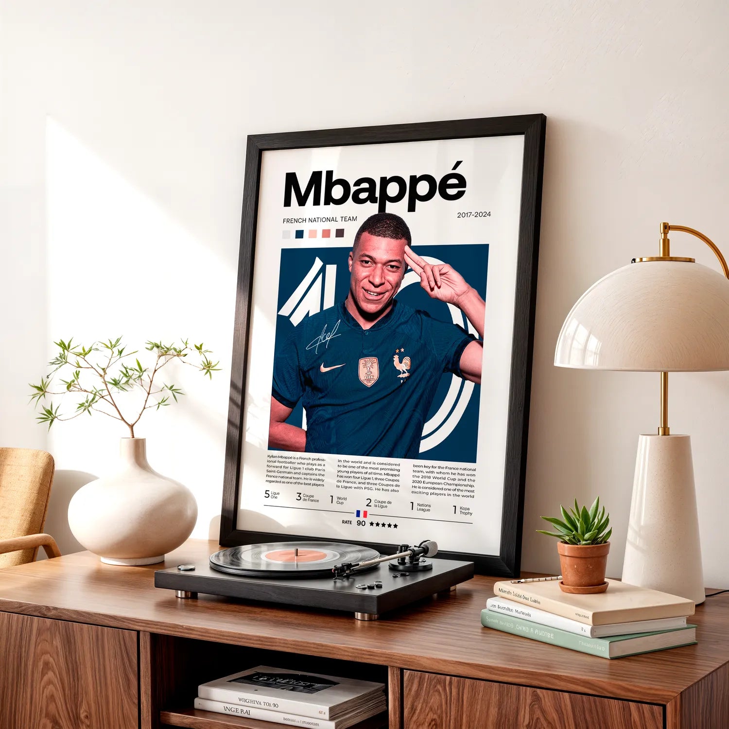Kylian Mbappé No. 2 Plakat
