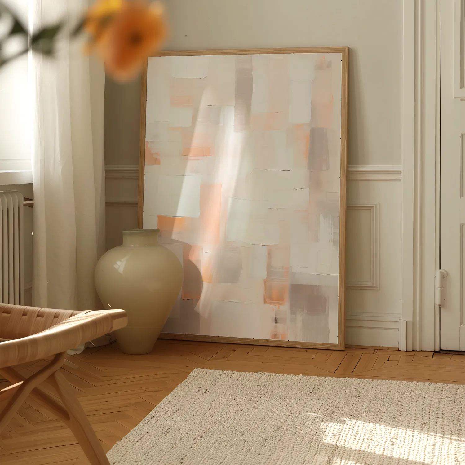 Abstract Beige Plakat