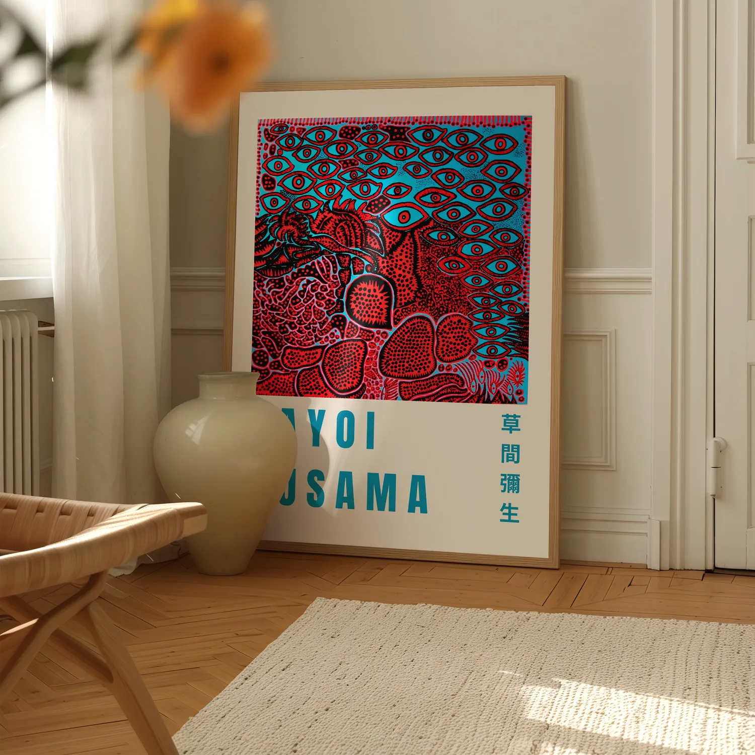 Yayoi Kusama - Meine Augen Poster