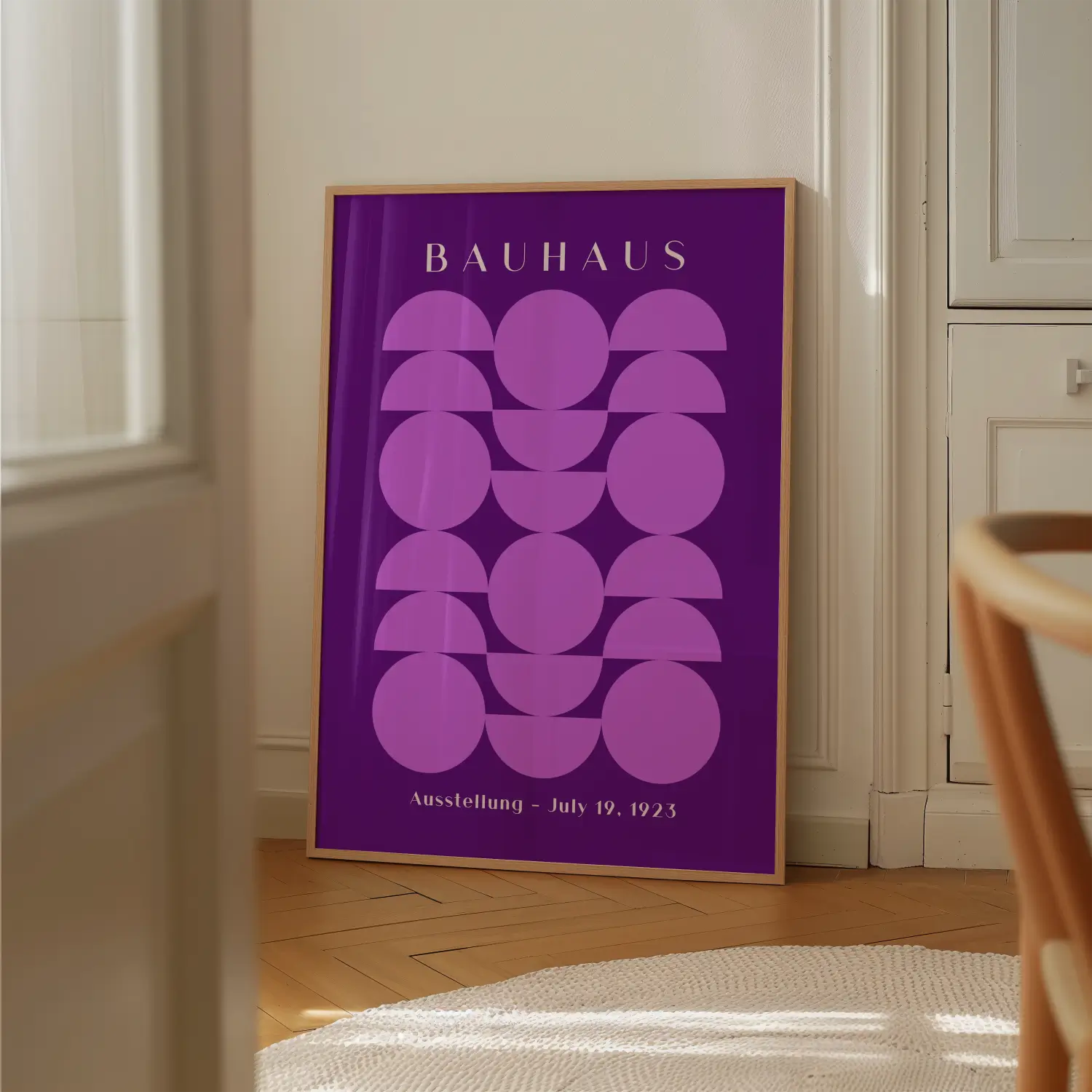 Bauhaus Half Purple 2 Plakat