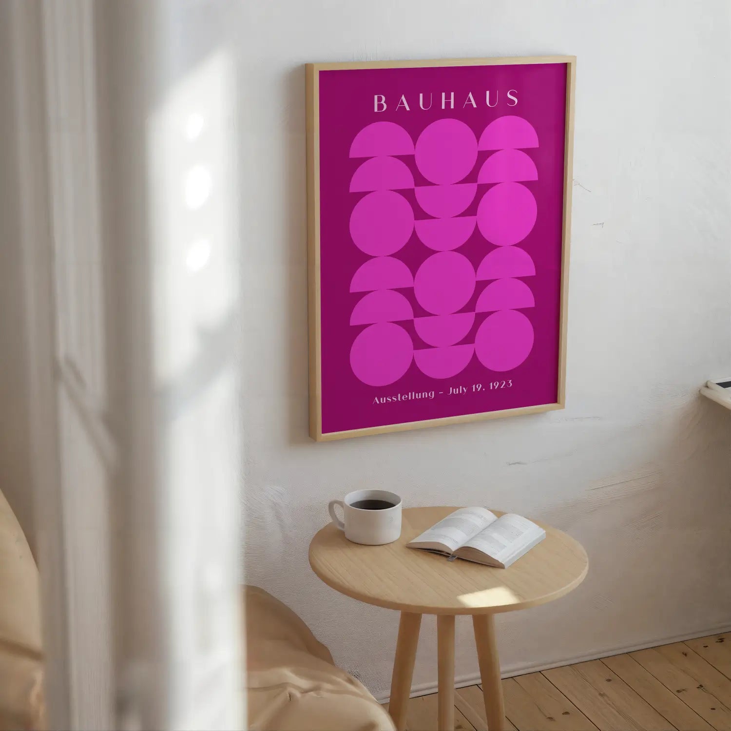 Bauhaus Half Purple Plakat