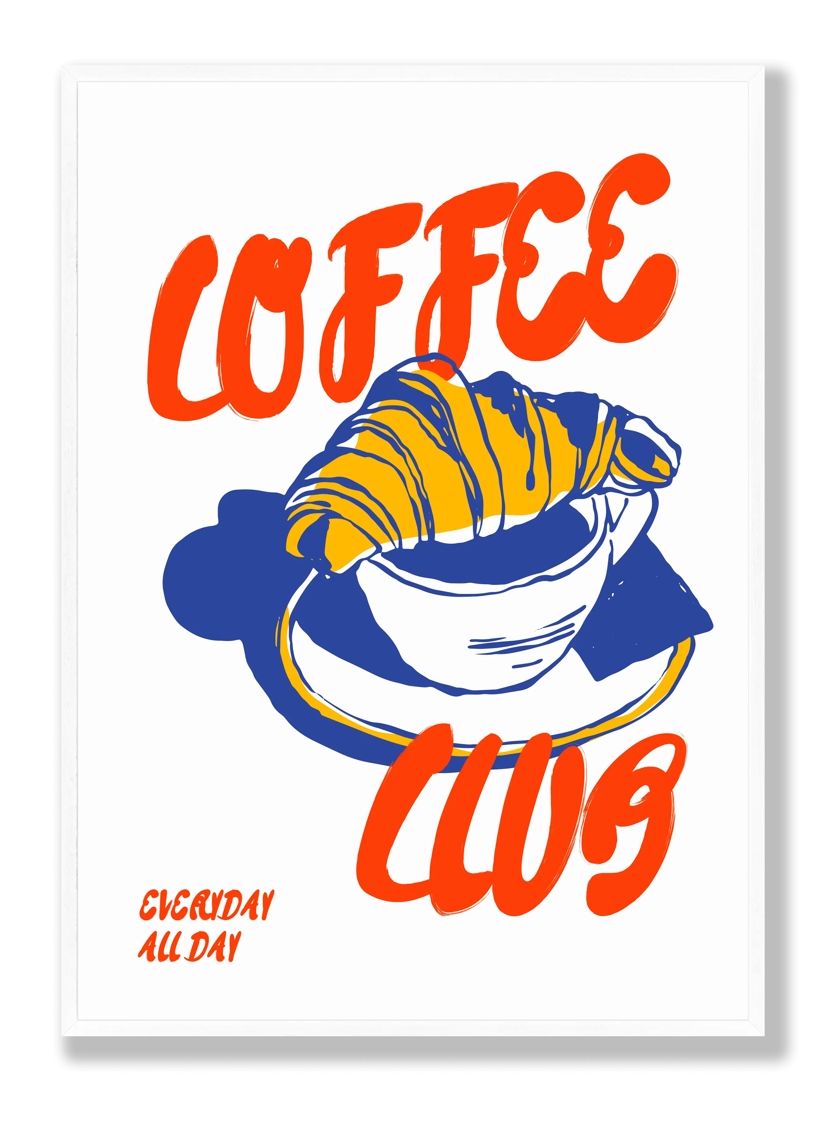 Coffee Club Plakat