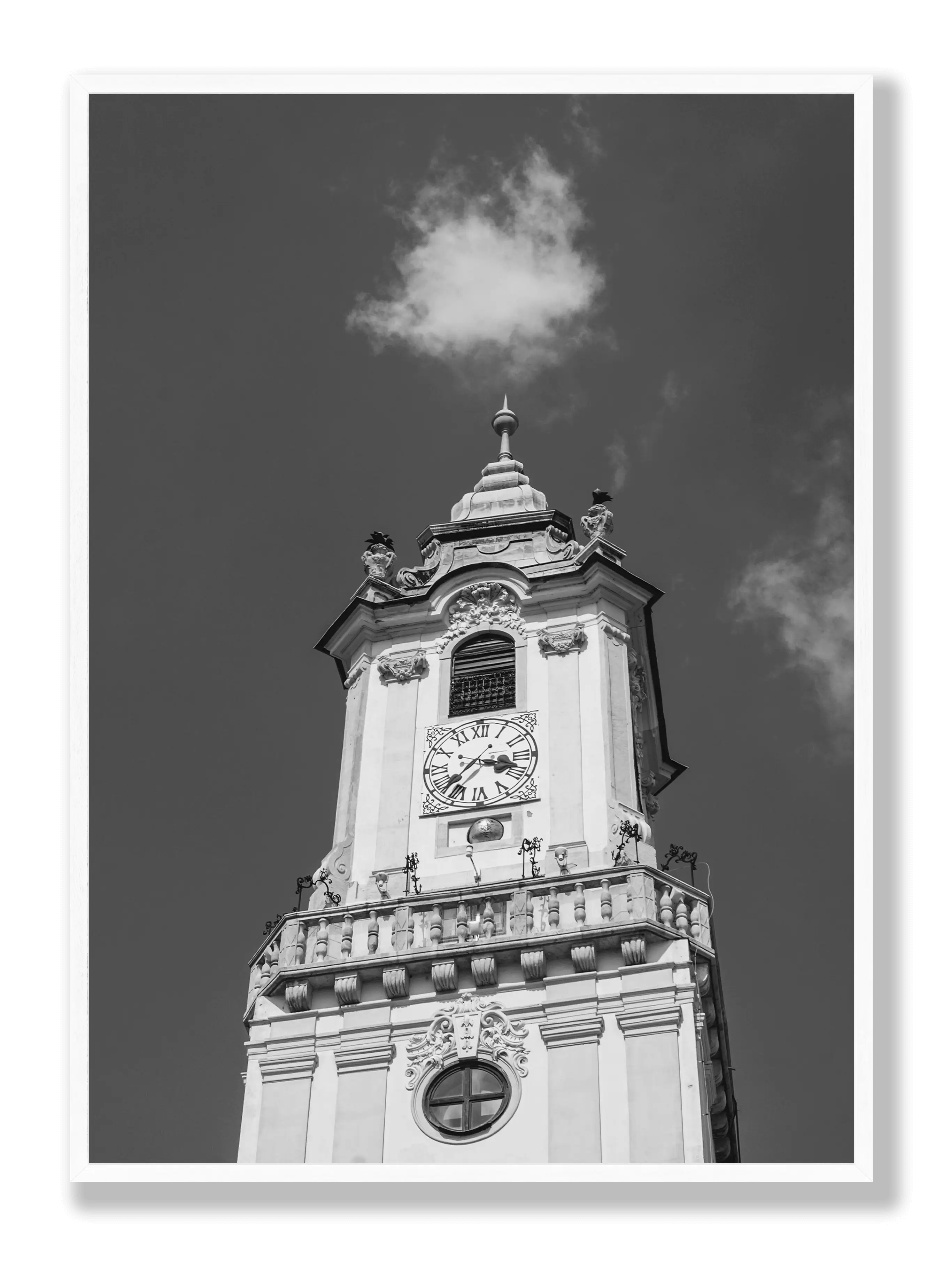 Black And White Tower Plakat