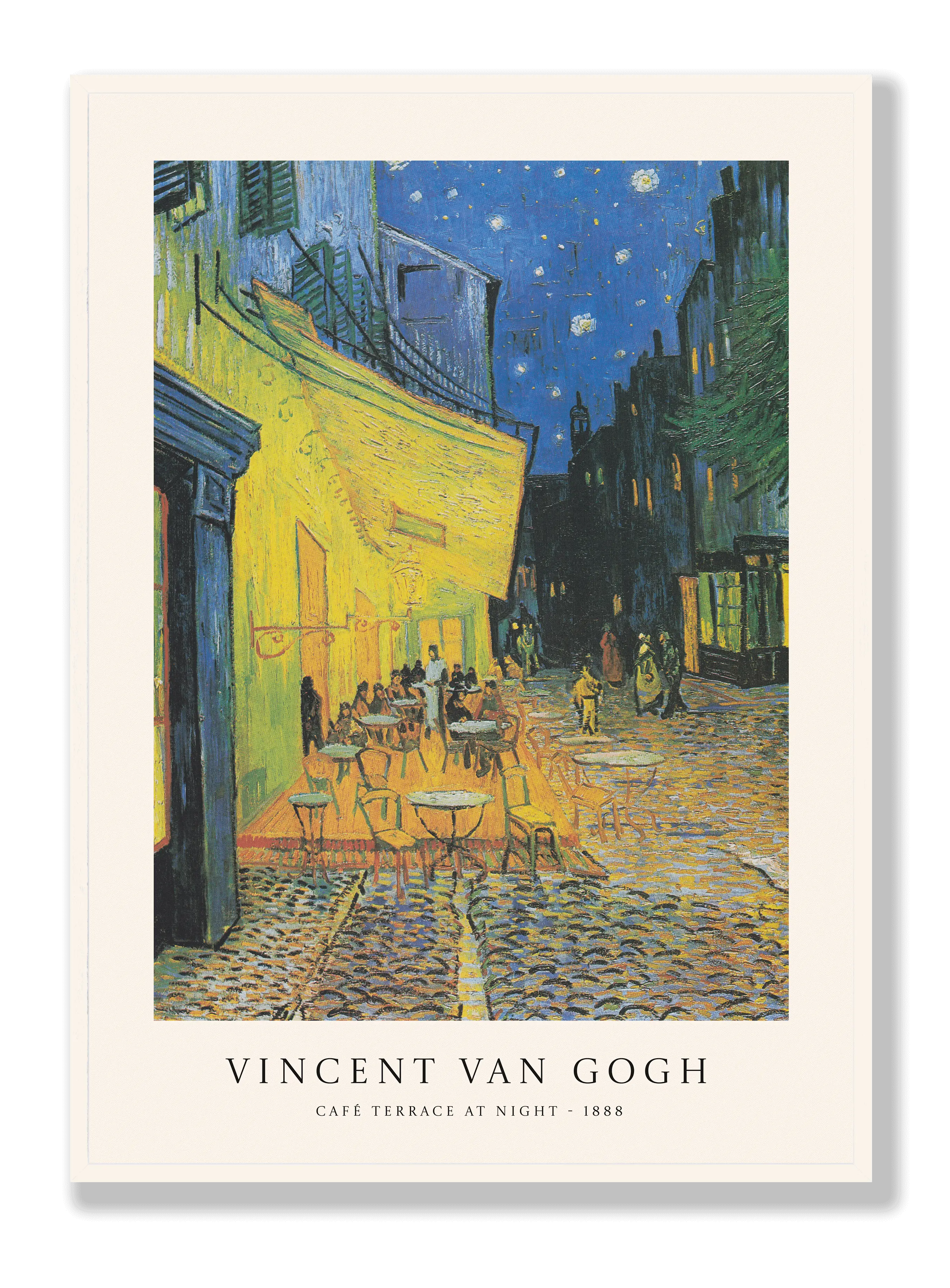 Van Gogh - Caféterrasse bei Nacht Poster