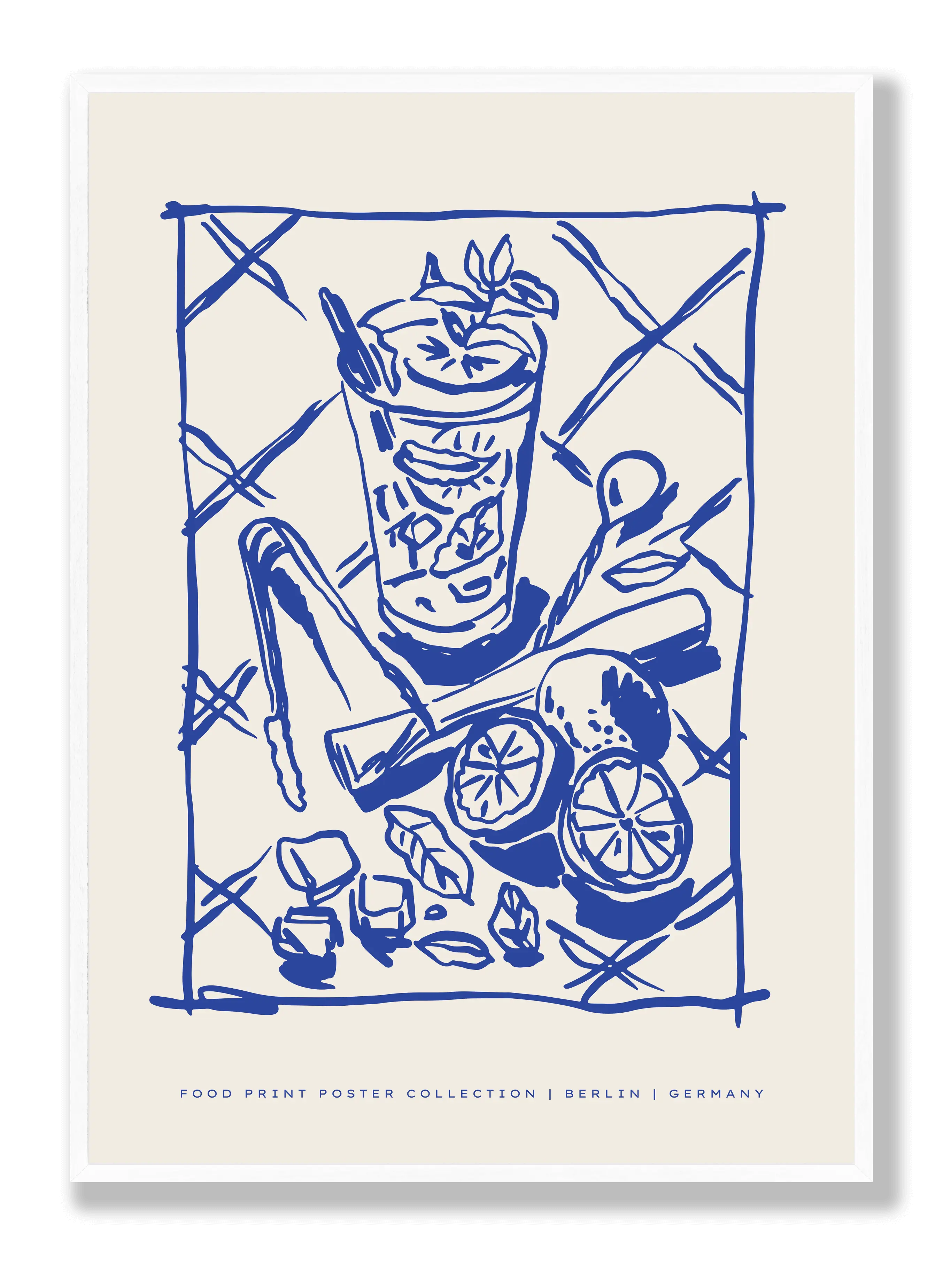 Sommergetränk-Poster