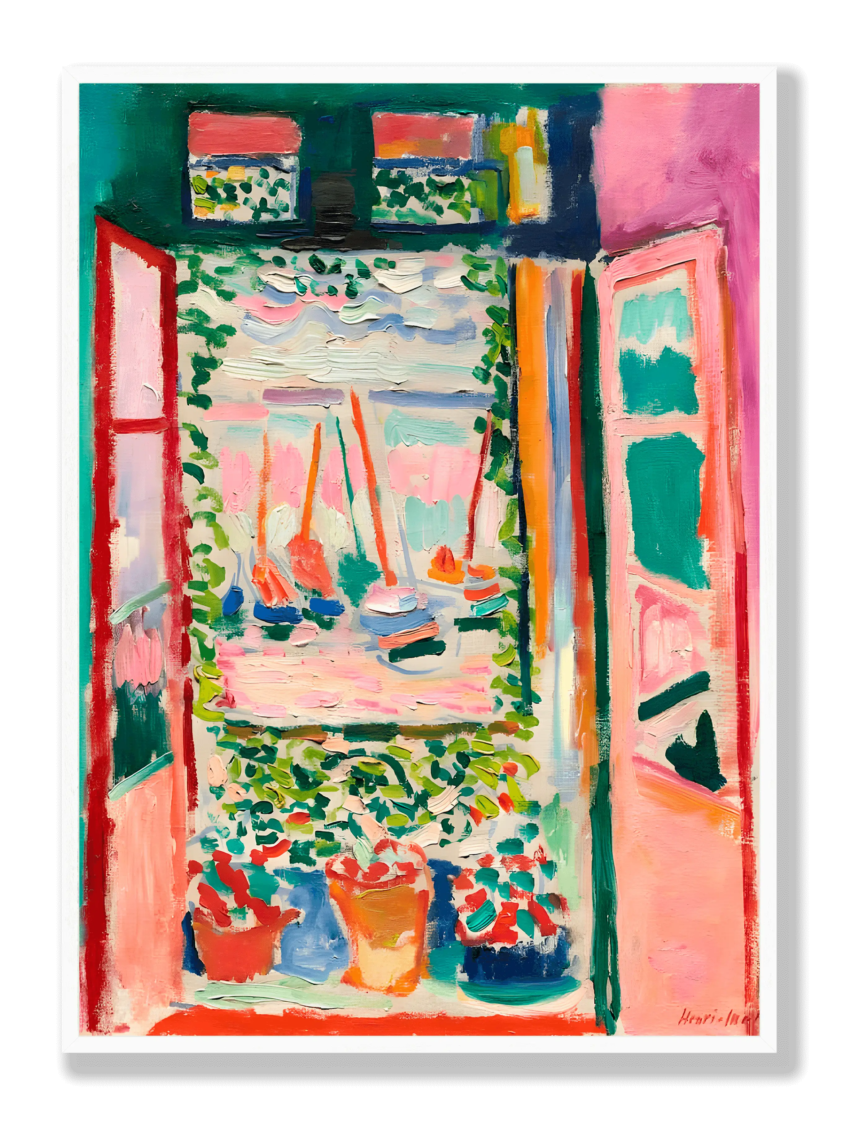 Henri Matisse - Offenes Fenster - 1905 Poster